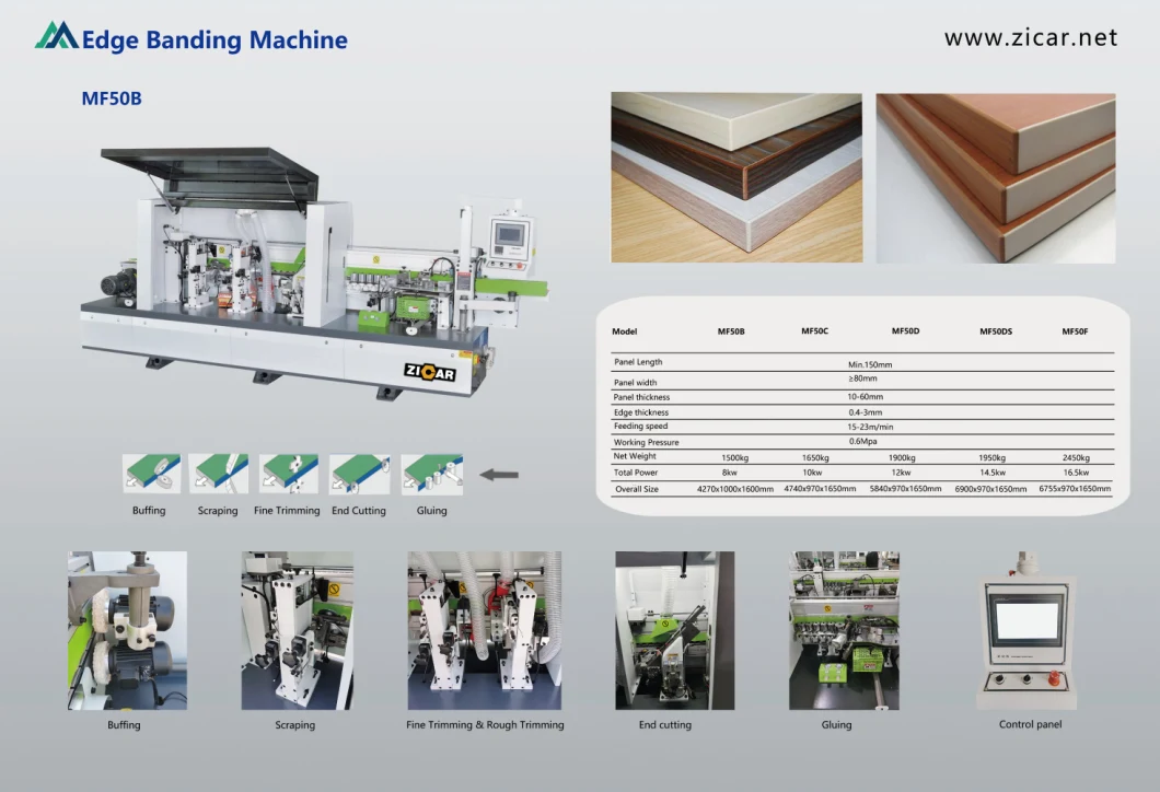 HOT sale wood edge banding machine MF50B automatic linear edge bander