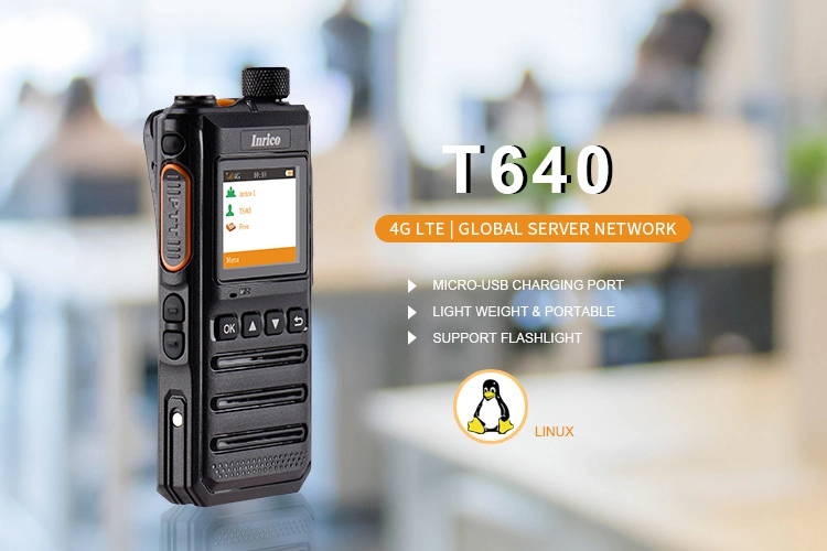 Inrico Professional Long Range Powerful Network Walkie Talkie 4G T640