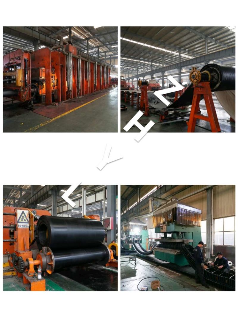 Heat/Oil/Wear Resistant Open Closed V Type Chevron Rubber Conveyor Belt