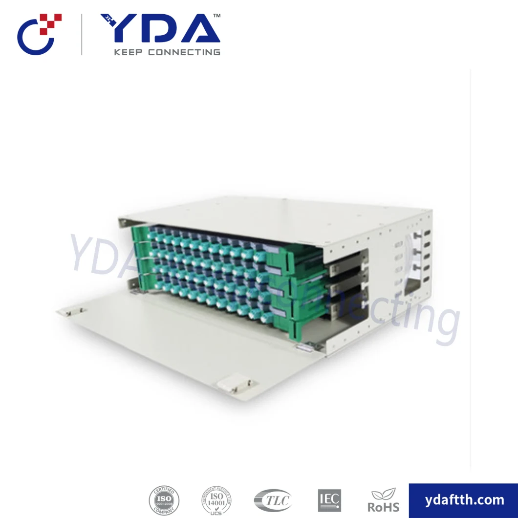 Integrated Splice Tray ODF FTTH Fiber Optic Panel Splice Tray with Connector 1X24 1X32