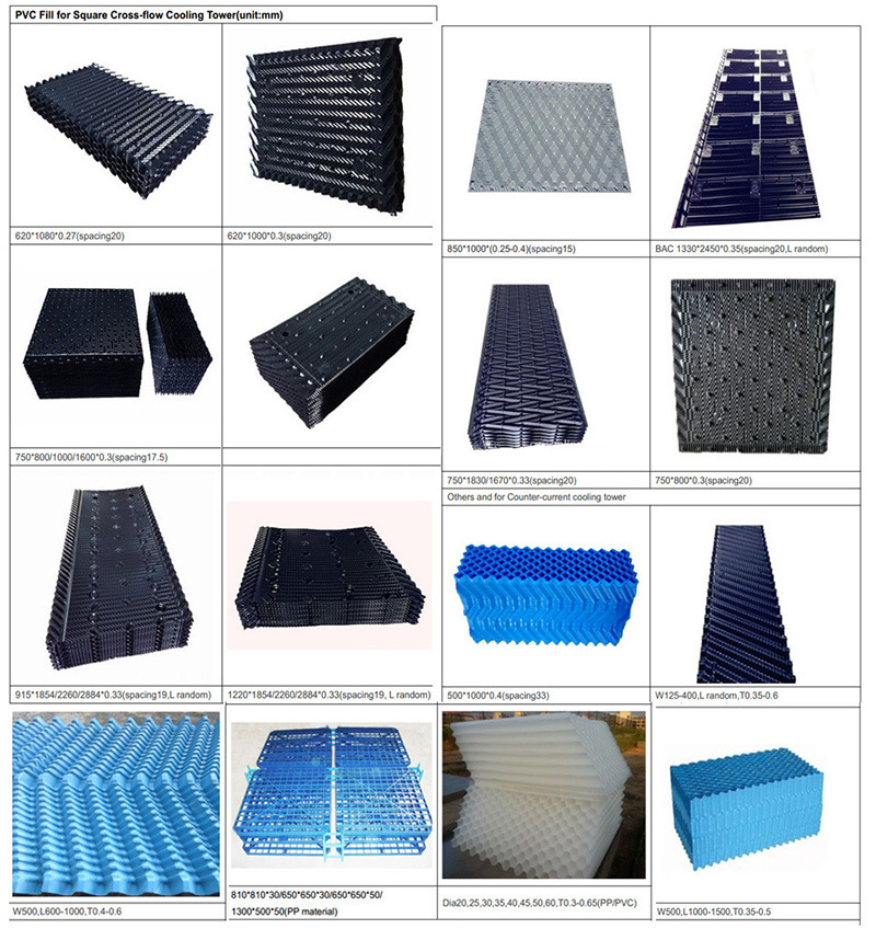 Cooling Tower PVC Fill for Cooling Tower