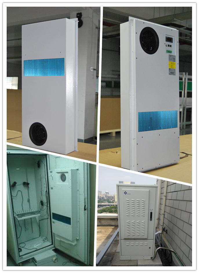 Telecom Outdoor Enclosure Air to Air Heat Exchanger 80W/K