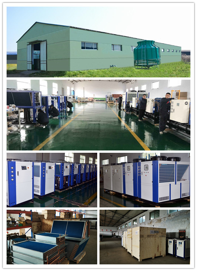 Water Cooled Industrial Chiller Hanbell Compressor with Cooling Tower