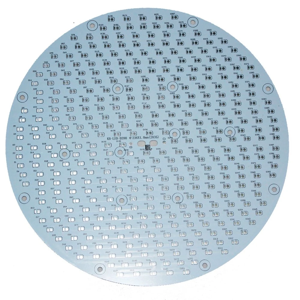 White Solder Mask Aluminum Base PCB for LED Light