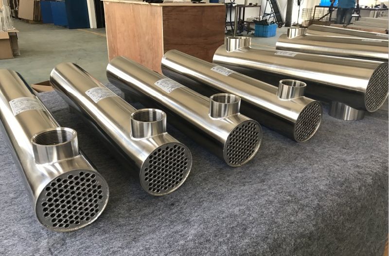 High Quality Swimming Pool Stainless Steel Heat Exchanger, 316L Tube Heat Exchanger, Shell Heat Exchanger