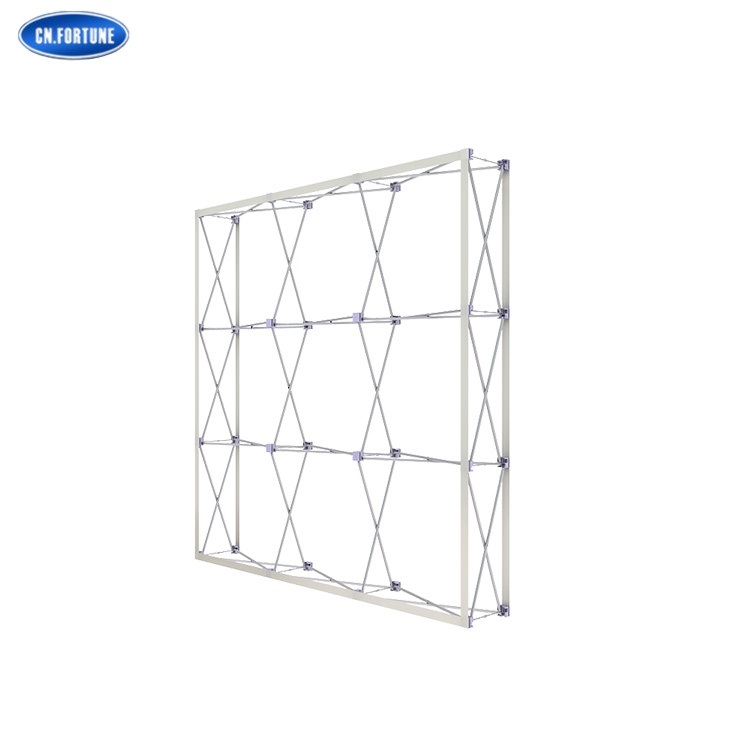 Square Aluminum Pop up Stand with Flat Shape