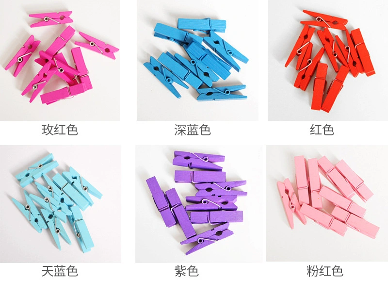 Photo Paper Clips Wooden Clip/Clamp, Wooden Household Clip Pegs