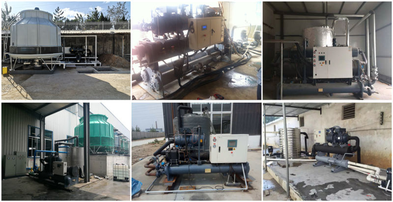 500HP Water Cooled Screw Water Chiller for Chemical Industrial Cooling