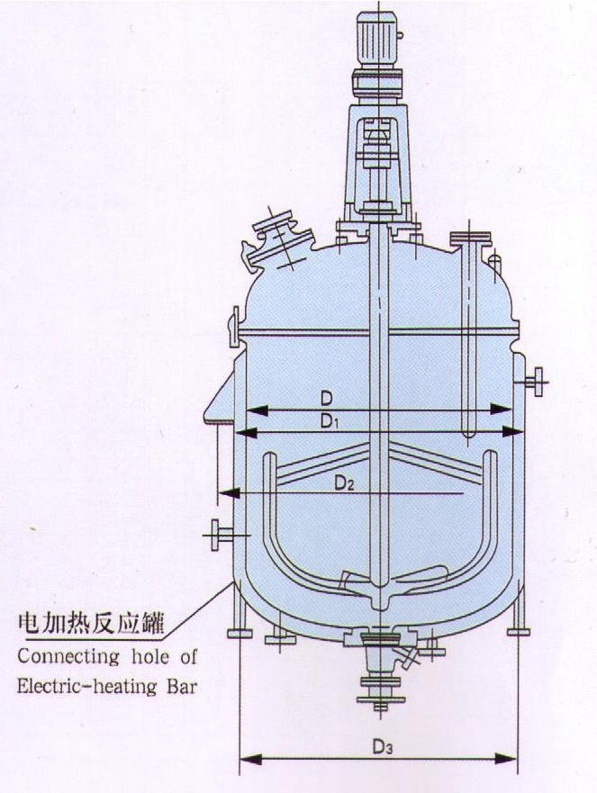 Pressure Vessel Glass Lined Reactor Chemical Reaction Tank with Top Quality Reasonable Price High Pressure Reaction Vessel