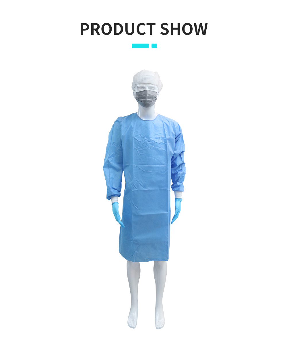Medical Protective Non-Woven Surgical Medical Disposable Gown