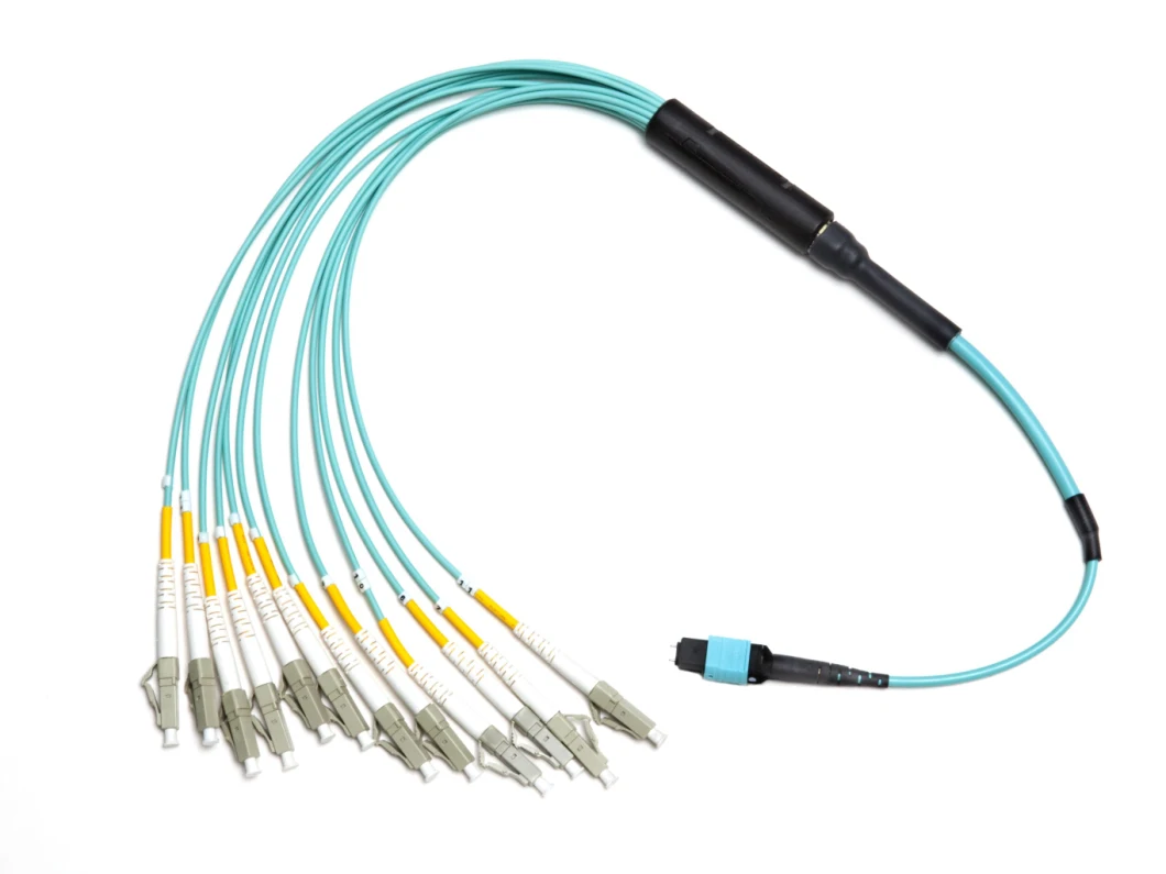 Optical Fiber Cable MPO-LC mm Sm Fiber Optic Patchcord