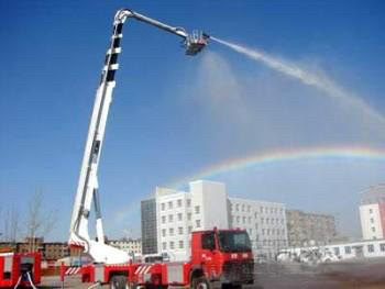 6*4 Drive Water Tower Fire Trucks Fire Fighting Engine HOWO Water Tower Fire Truck