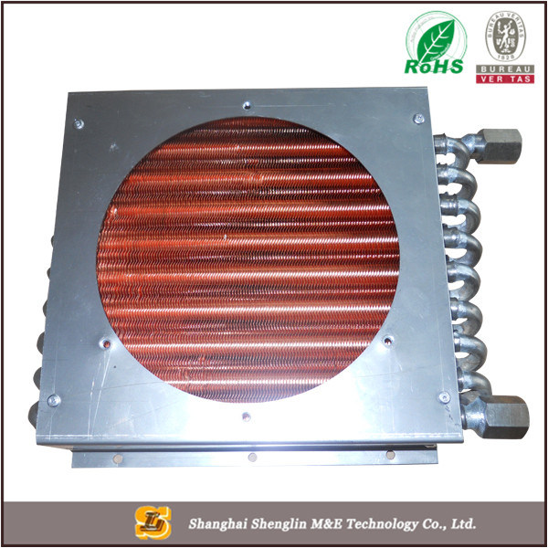 Aluminum Tube Copper Fin Heat Exchanger for Commercial Air Conditioner