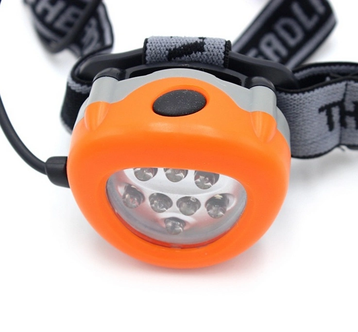 Military Orange Emergency Army Rechargeable Mining LED Headlamp Flashlight Head Light