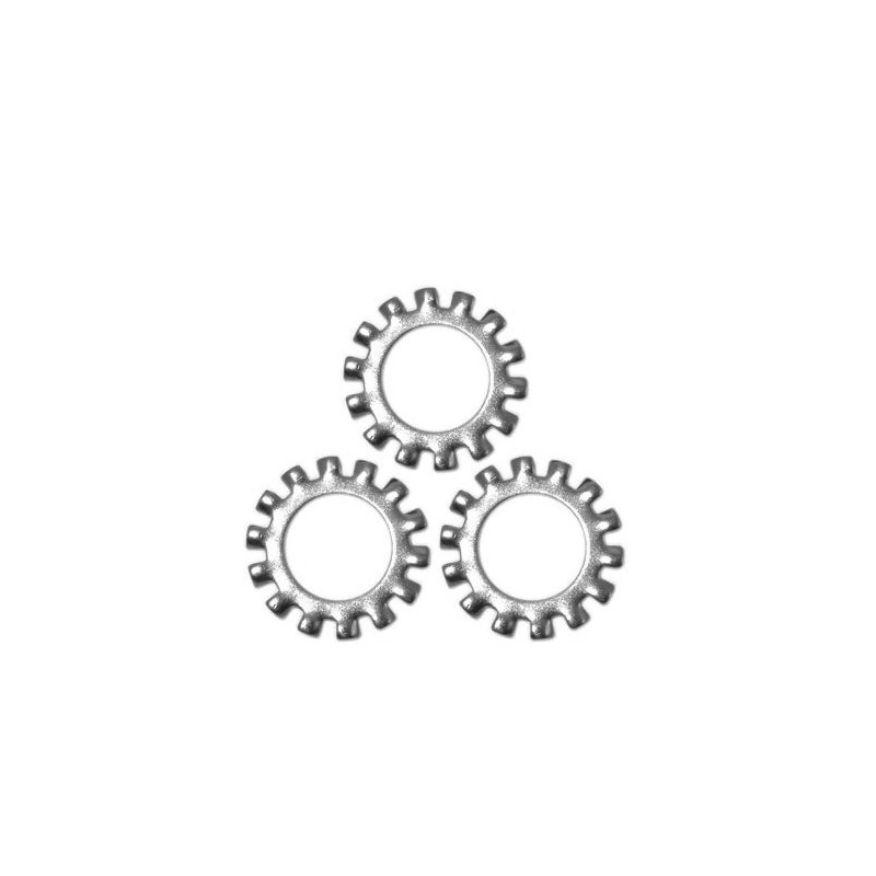 Fastener/Washer/DIN6797A/Lock Washer/External Teeth/Tooth Washer/Zinc Plated/Stainless Steel