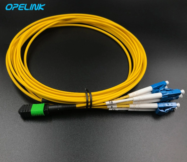 MTP/MPO-LC Sm Round Cable Fanout 2.0mm Fiber Optic Patch Cable