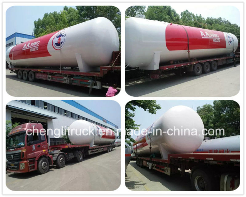 Asme 50m3 LPG Storage Tank 80m3 LPG Gas Storage Tank for Nigeria