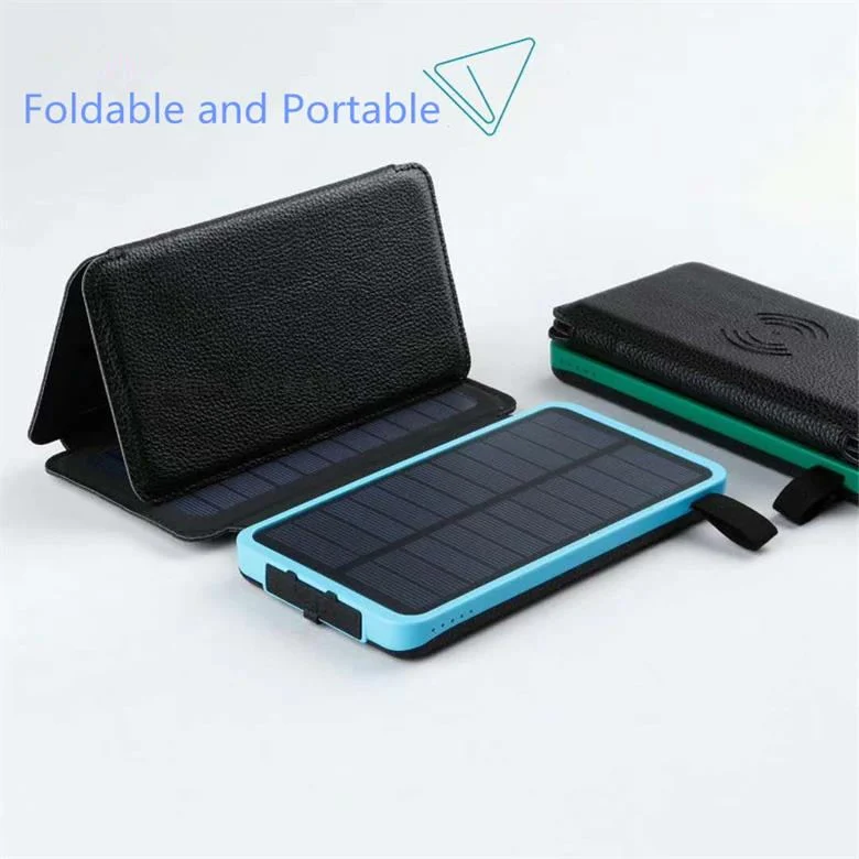 High Quality Solar Charger 10000mAh Waterproof Power Bank with Flashlight