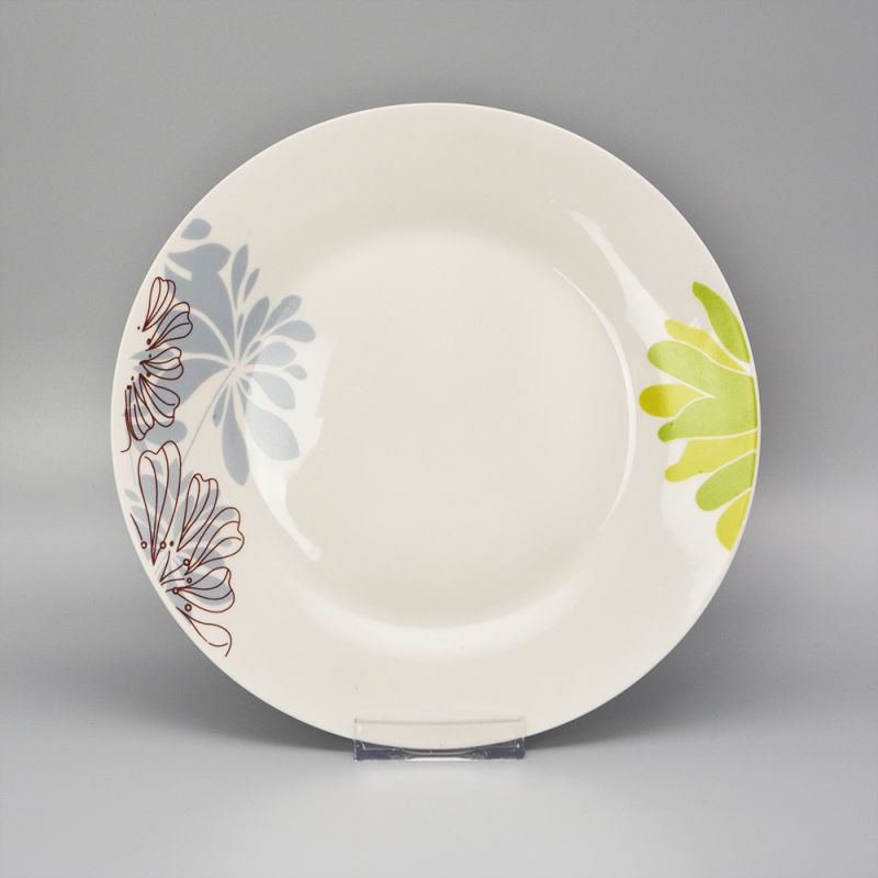 Ceramic Round Porcelain Dinner Plate for Hotels and Resturants