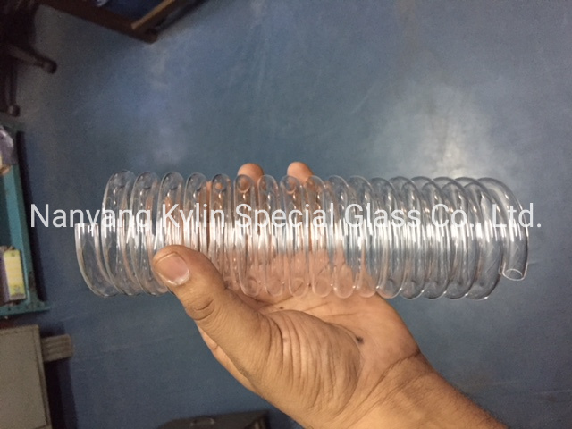 Helical Coiled Spiral Quartz Glass Tube for Heating Resistance