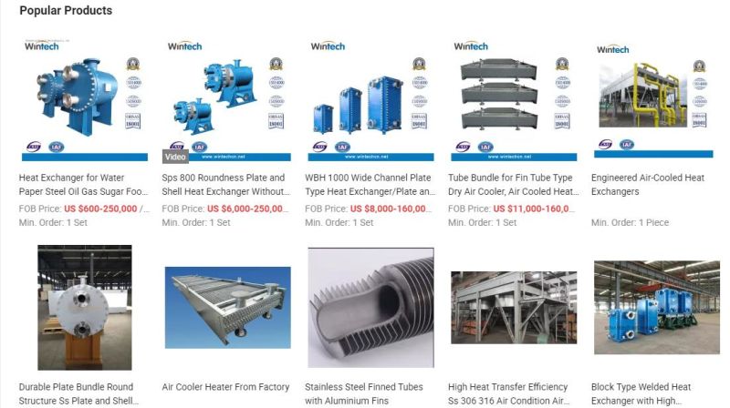 Denitrification Plate Type Stainless Steel Air Preheater for