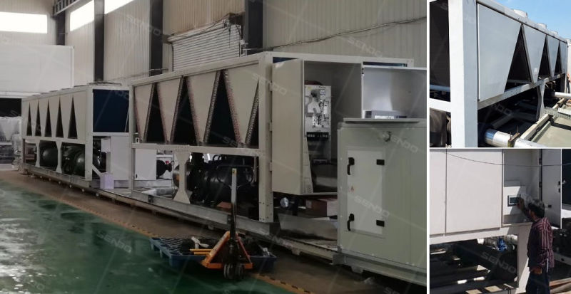 Anti-Corrosion Screw Type Air Cooled Water Chiller Air Conditioning