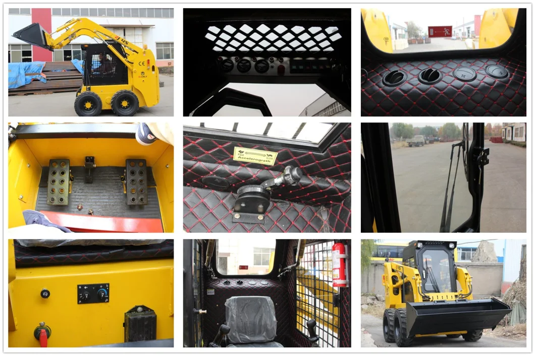 Skid Steer Loader Attachment with Skid Quick Hitch Coupler