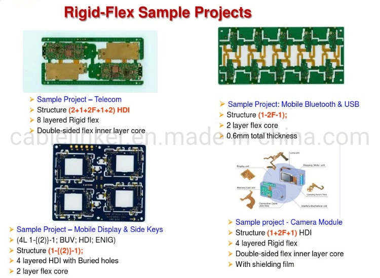 Manufacturing OEM Flex Rigid Flexible PCB