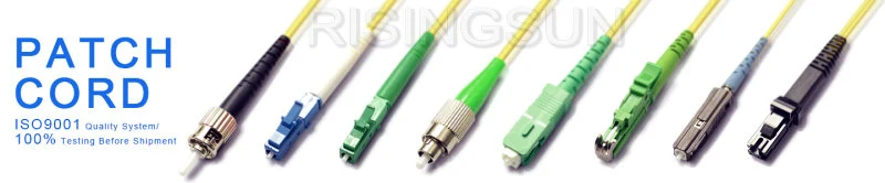 Fiber Optic Cable Patch Cord with Sc/FC/LC/St/E2000/Mu/MTRJ Connector