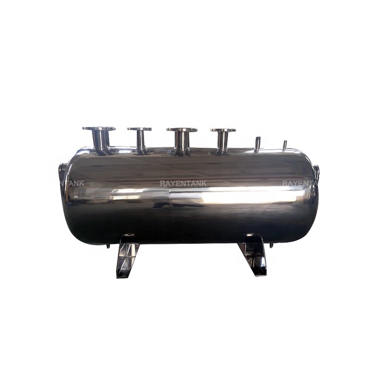 Sanitary Water Buffer Tank Stainless Steel Air Pressure Tank