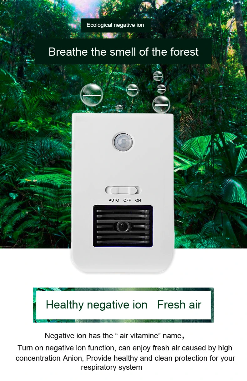 Air Purifier Small Household Removal Formaldehyde Anion Ozone Generator Anti-Virus Toilet Deodorizing Air Disinfection Machine