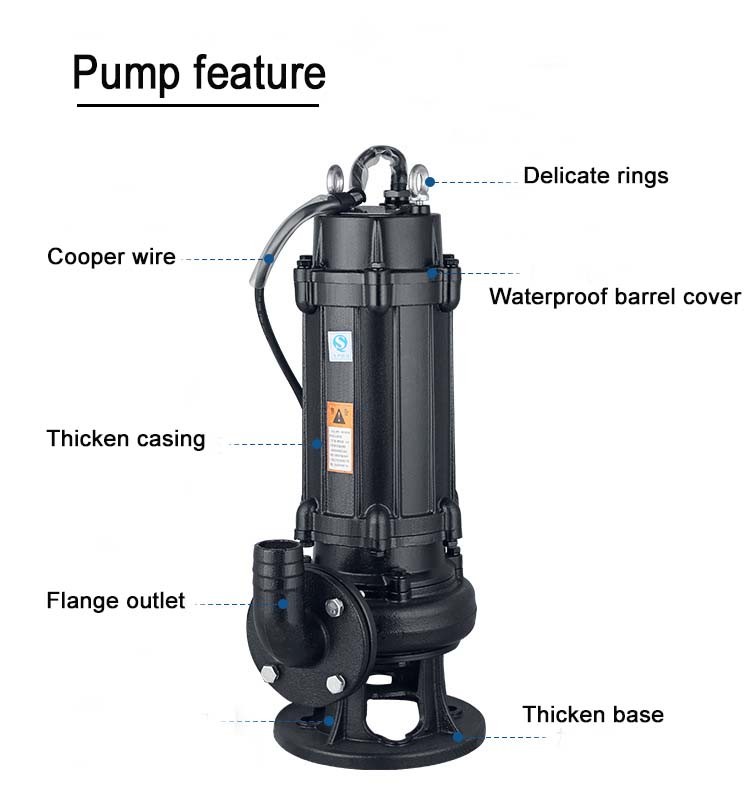 Automatic Control Electric Submersible Sewage Water Pump