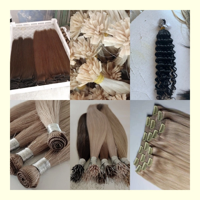 Clip on Human Hair Extension/ Clip-Ins Ready to Wear /Clip in Hair Extensions