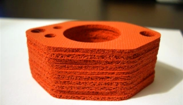 Silicone Foam Gasket, Silicone Sponge Gasket with Close Cell Silicone Sponge Material