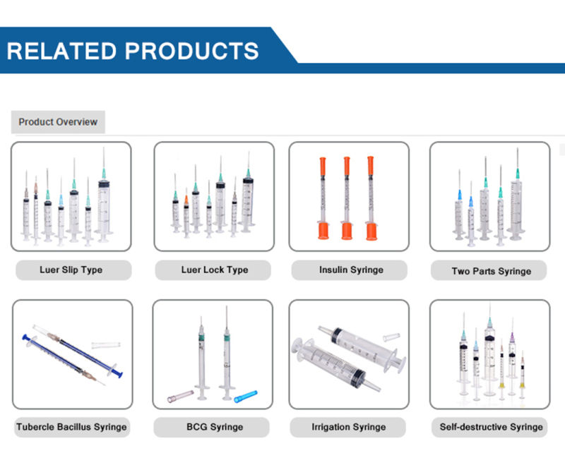 Customized Size Transparent Color Liquid Dispenser Syringe for Hyaluronic