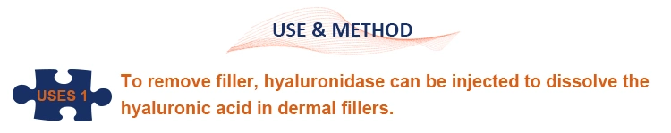 2020 Hyaluronic Acid Lyase Liporase Filler Remover Hyaluronidase Dissolves Hyaluronic Acid for Injection to Buy