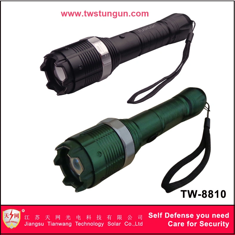 High Voltage Military Aluminum Self Defence Device with Flashlight Stun Guns