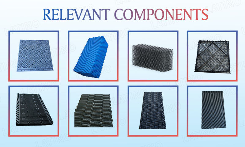 PP PVC Cooling Tower Fill Packing Media Round and Rectangle Cooling Tower PVC Fills