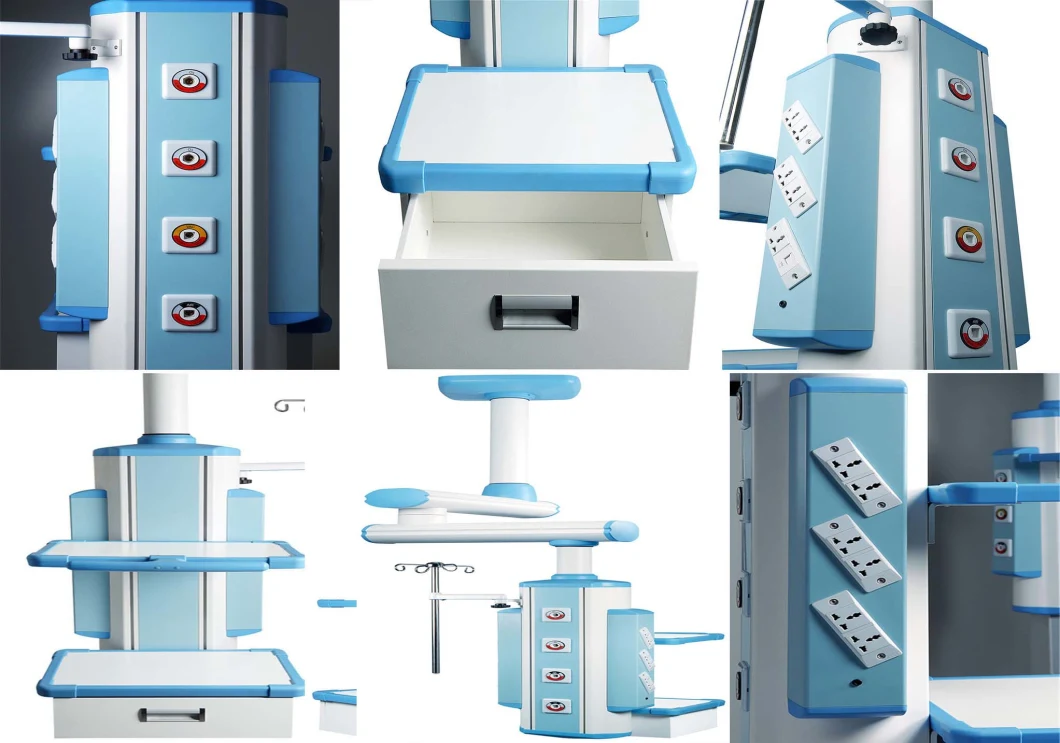 Customized Operation Room Equipment Surgery Endoscopy Ceiling Medical Gas Pendants