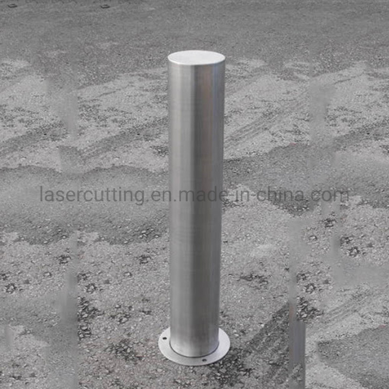 Flat Top Steel Barrier Removable Bollards Stainless Steel, Standard Defender Steel Removable Bollards