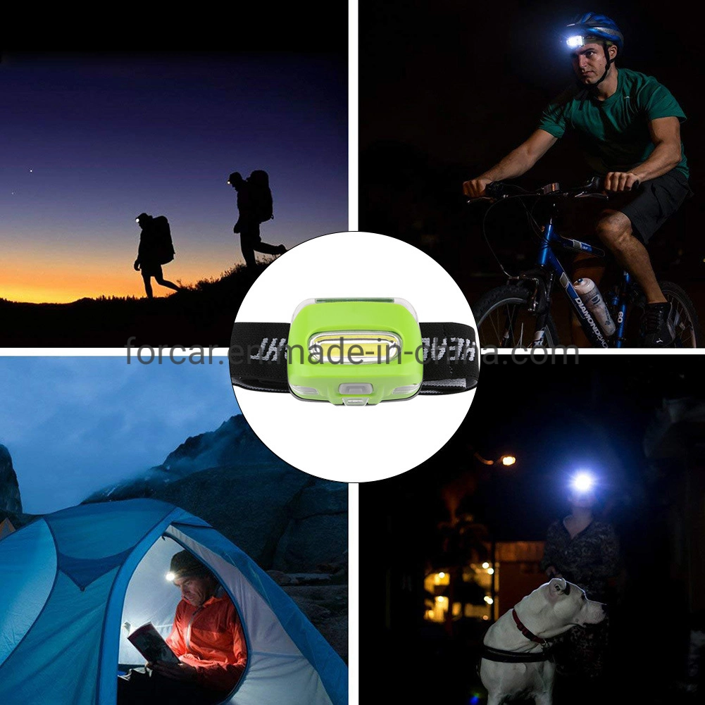 Head Torch Camping Hiking Mini Headlamp with 3 Modes Waterproof Outdoor Night Cycling Scan Accessories