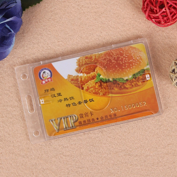 Plastic Clear Card Holder, Bank Card Holder, ID Card Holder, Promotional Card Holder