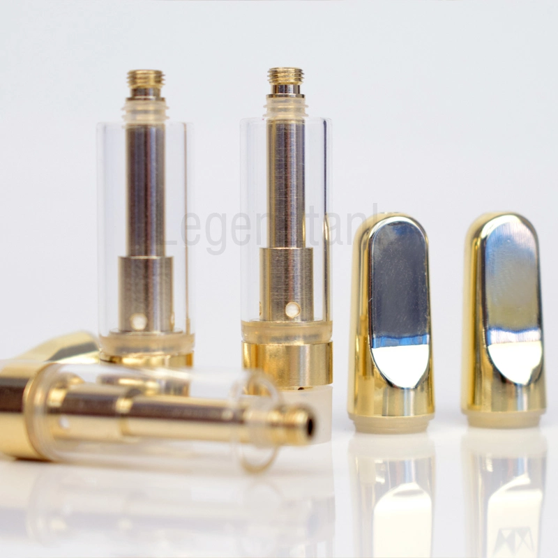 Wholesale Thick Oil Atomizer Gold Cartridges Ceramic Coil Vape Cartridge
