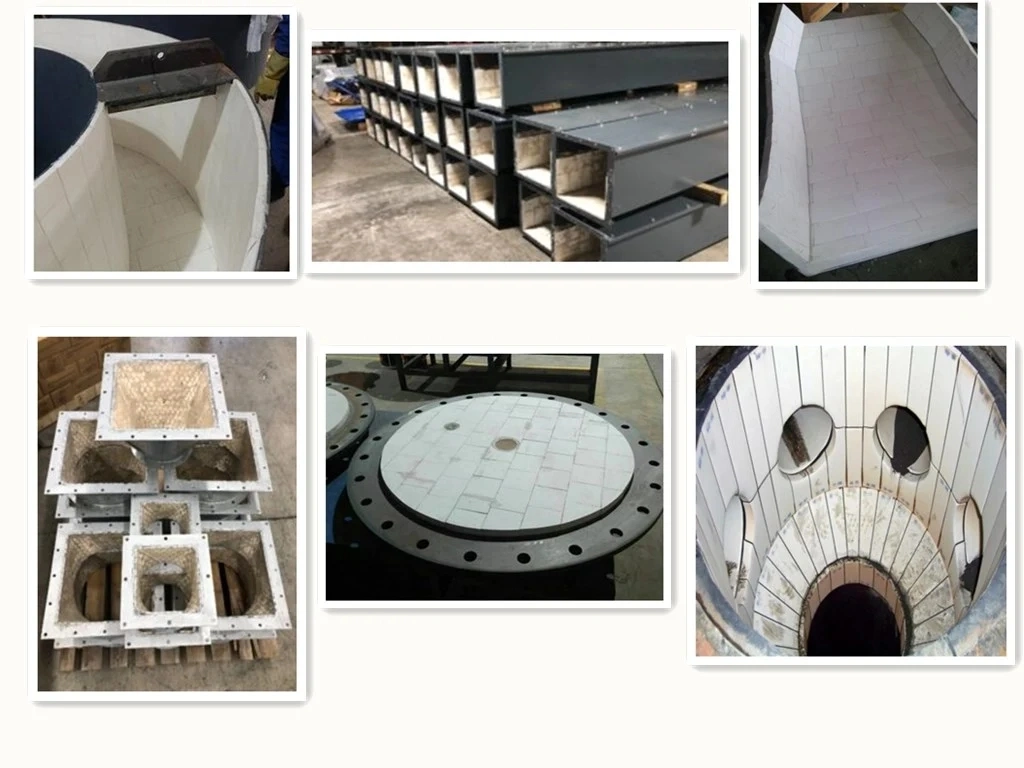 Zibo Manufacture 92% Lined Ceramic Board Ball Mill Liner Alumina Silica Brick