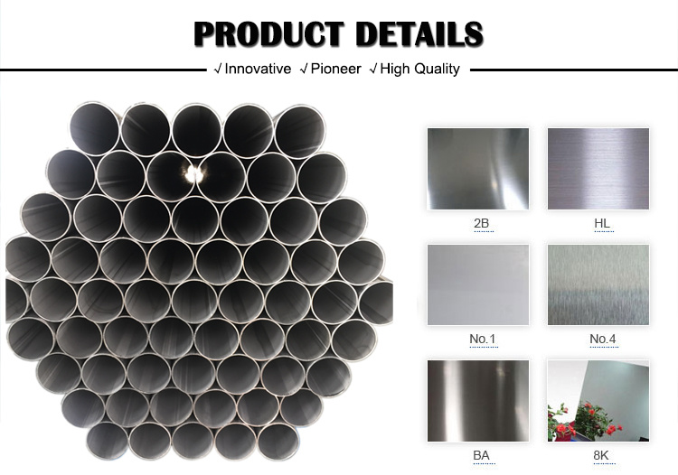 En10217-7 Standard Stainless Steel Condenser Tube Pipes with Bright Annealing