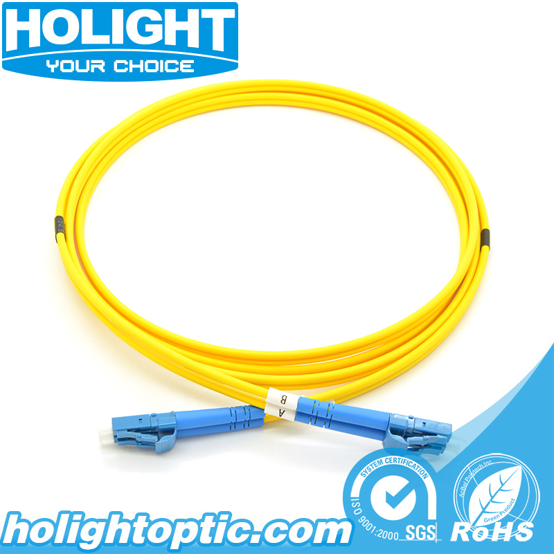 LC/Upc to LC/Upc Single-Mode 9/125um Duplex Fiber Optic Patch Cables