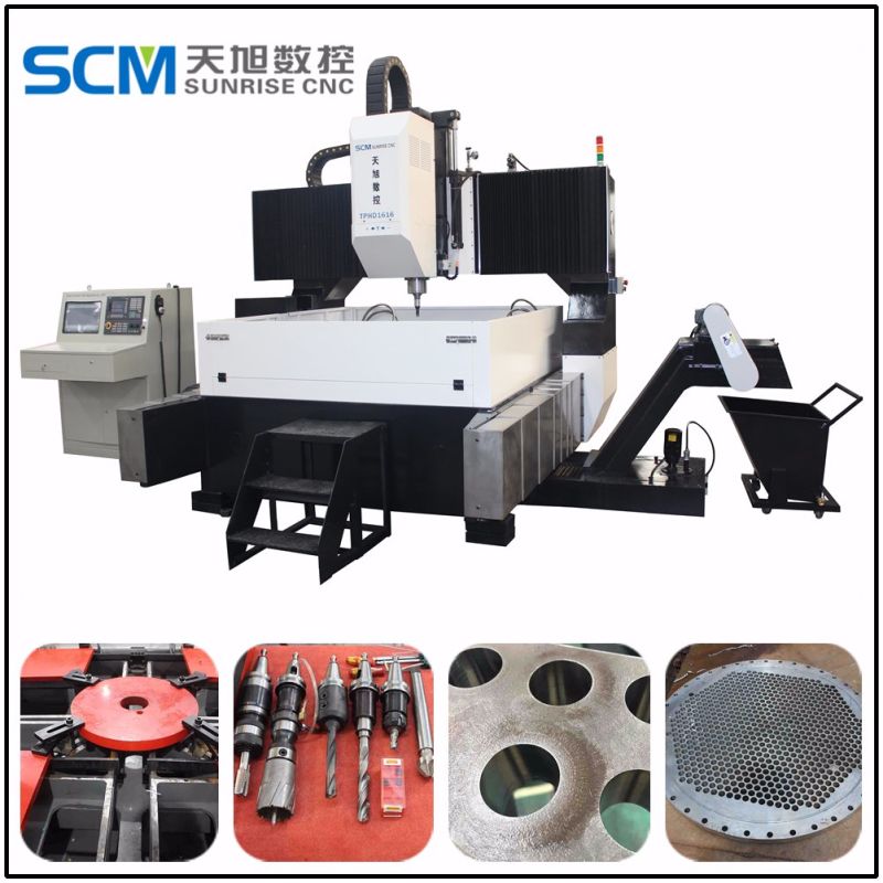 Manufacturer Drilling and Milling Machine for Tube Sheets Heat Exchanger