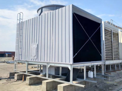 CTI Certified Square Cross Flow Stainless Steel Modules Cooling Tower
