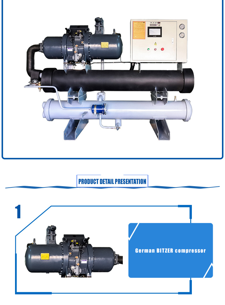 539kw Factory Direct Supplier Industrial Water Cooled Screw Chiller for Plastic Processing