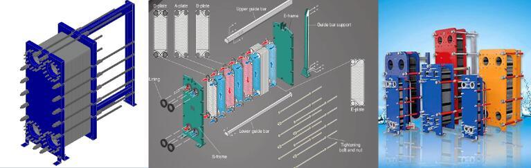 Replacemen Gea Sondex Plate Type Heat Exchanger Air Conditioner